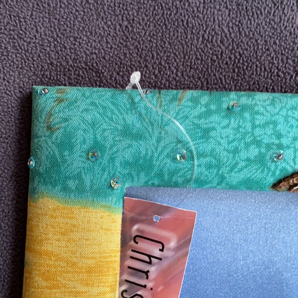 Photo Frame by Christiana Beaded Silk Brand New - Picture 11 of 12